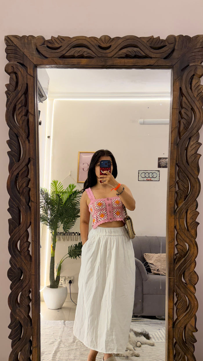 1 Cute mid length skirt 28-30 waist/l:29