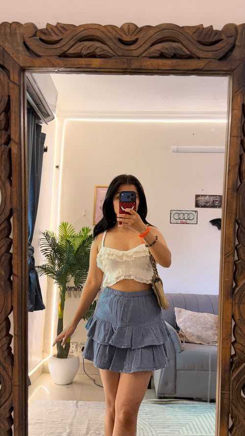106 summer cotton top 32-34 bust