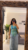 11 cute satin halter neck top free size