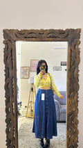 11 denim skirt26-28 waist/l:30