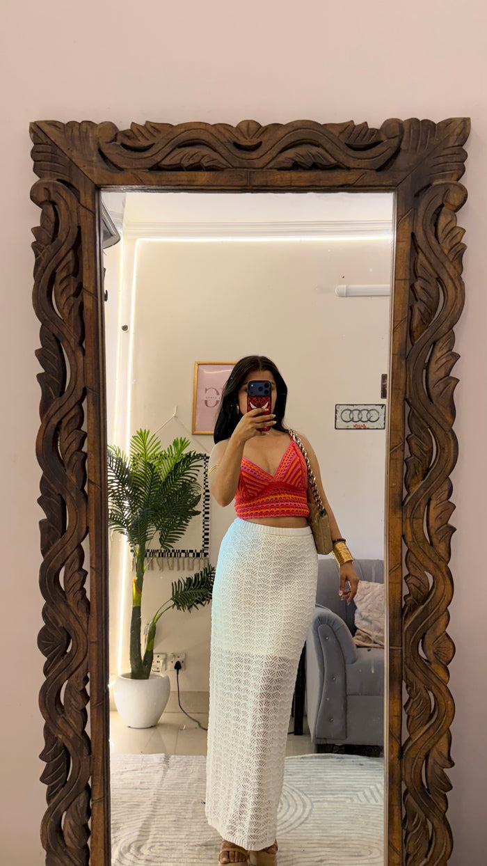 12 Crochet skirt W36-40/L39