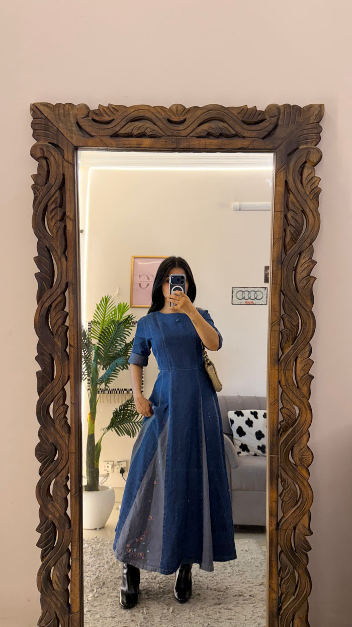 13 Denim Dress up to bust34/L 45