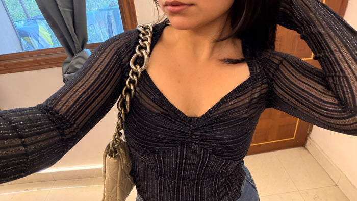131 summer top 32 bust mesh top