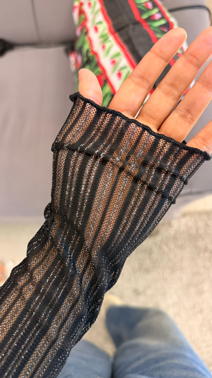 131 summer top 32 bust mesh top