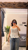 136 summer top 34-36 bust