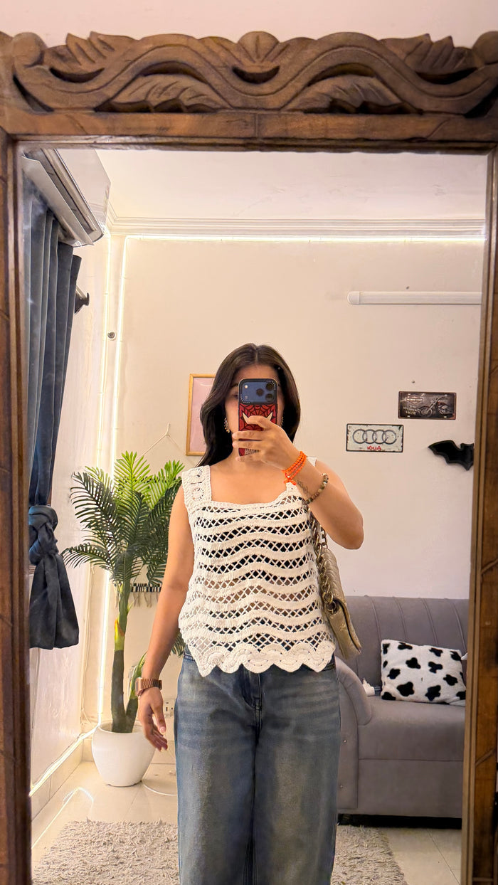 136 summer top 34-36 bust