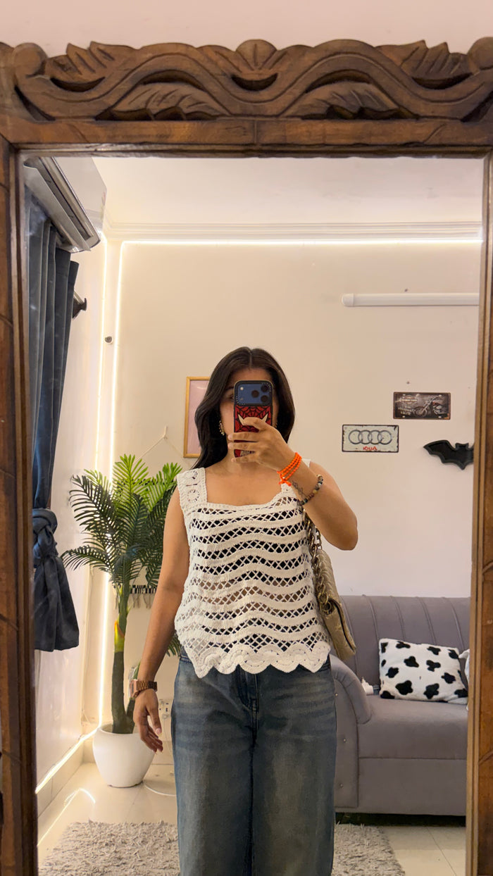 136 summer top 34-36 bust