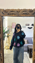 138 3d work sweater M