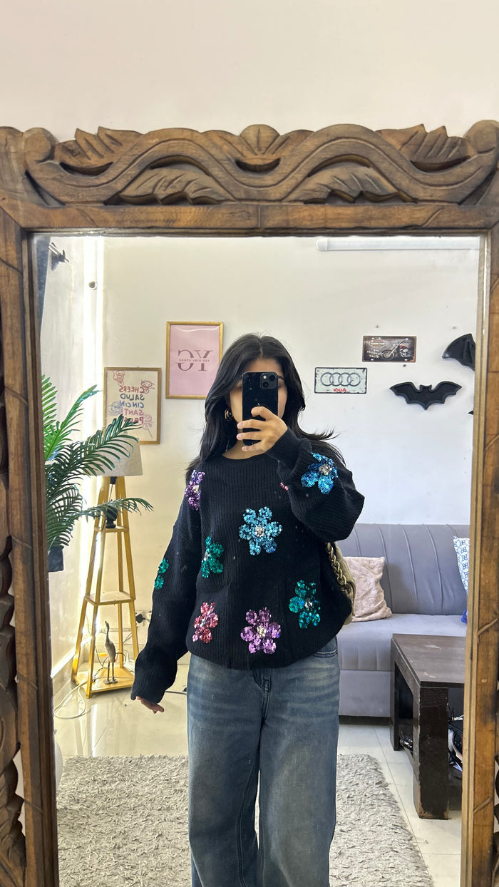 138 3d work sweater M