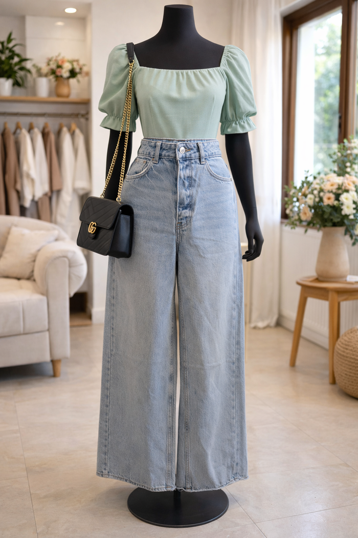 14) Vintage jeans waist:28/l:41/ highwaist:12/hips:36