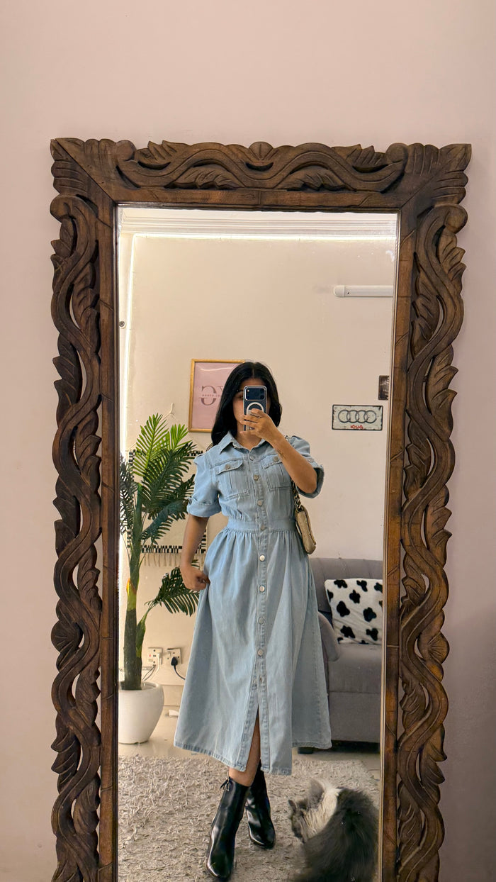 15 Denim Dress upto bust34 /L 41
