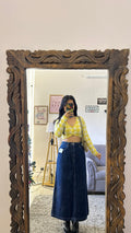 15 denim skirt26 waist/l:34