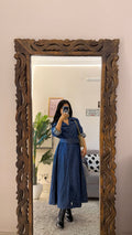 16 Denim Dress Size L bust 34/L 45