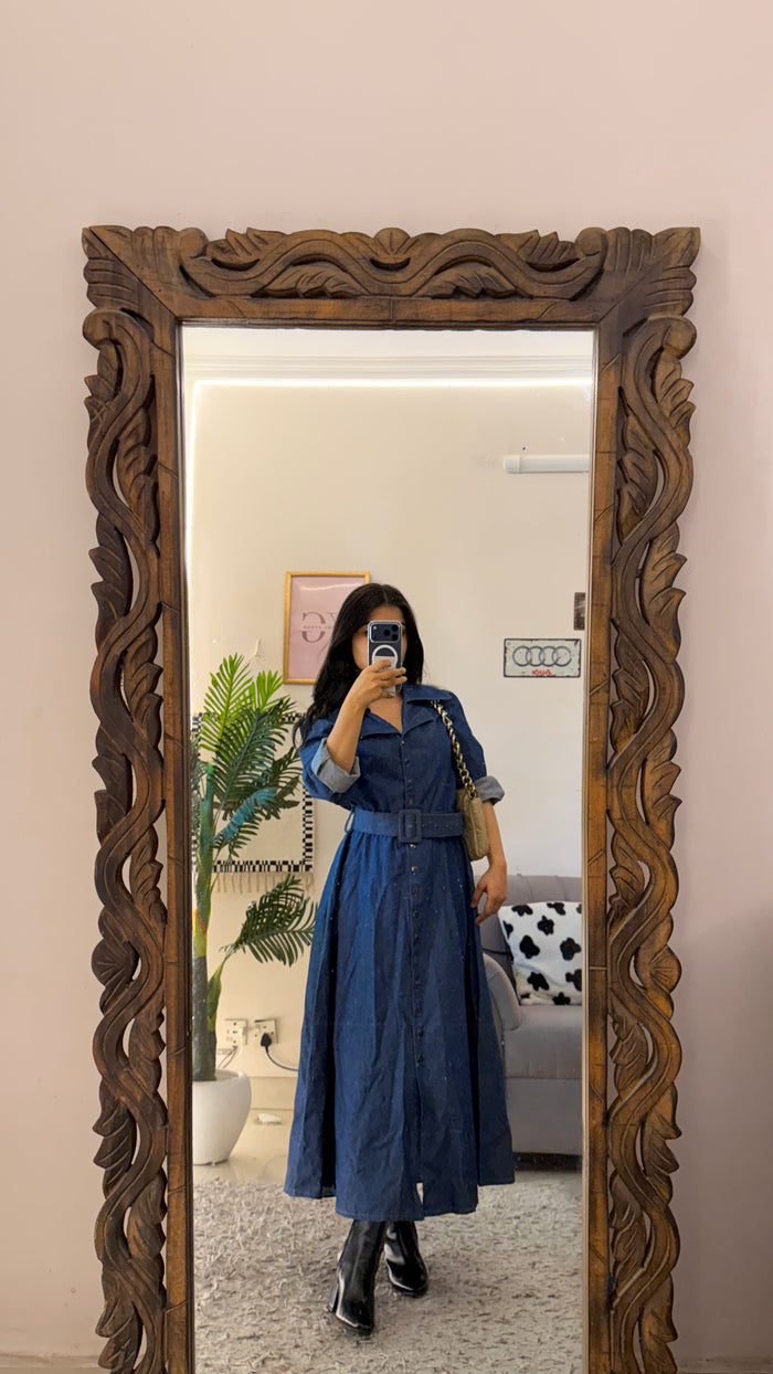 16 Denim Dress Size L bust 34/L 45