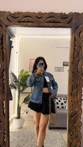 16 Denim jacket upto bust34/L19