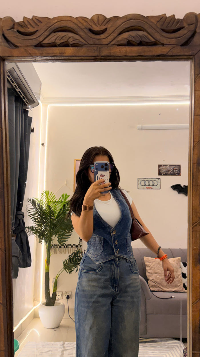 160 summer denim vest M