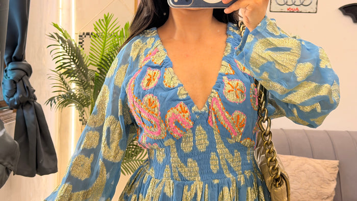 17 summer indo western dress 34 bust/l:51