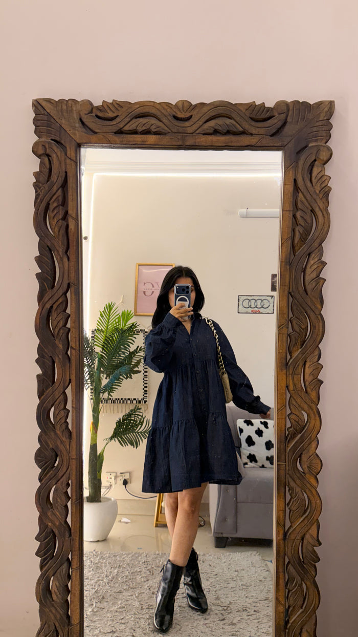 1Denim Dress free size up to bust 38/l33