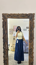 2 denim skirt free size