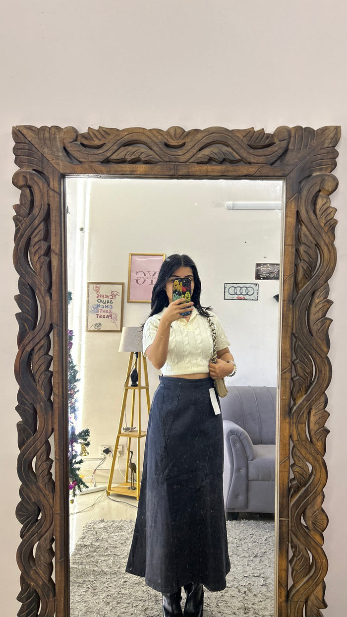 31 denim skirt30 waist/l:33
