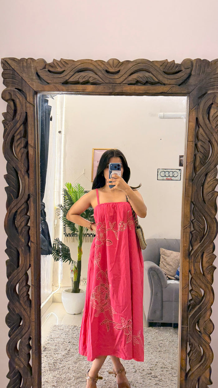 32 summer dress free size upto bust 42/l:40