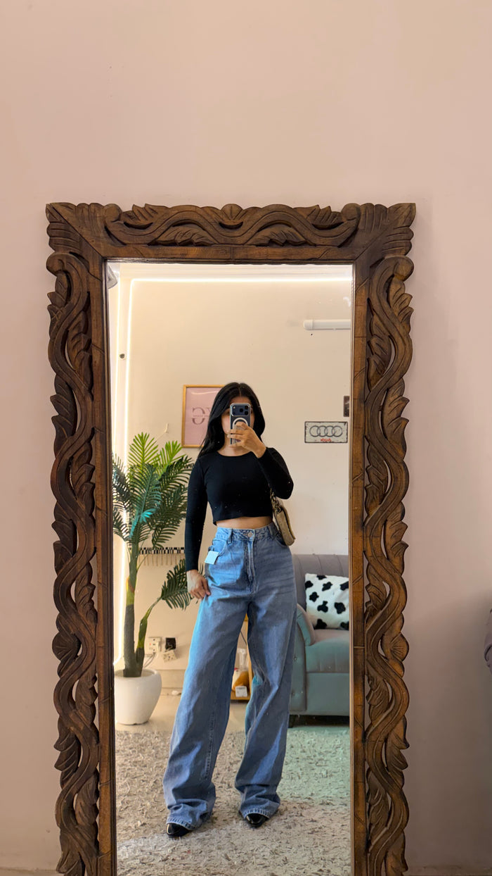 35 Pinterest Jeans W34/L44/Hips44/Thighs26/Raise11