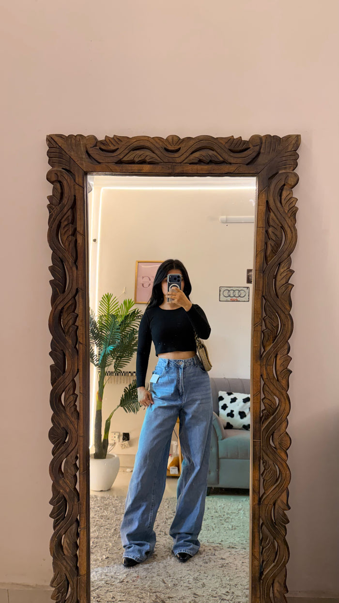 35 Pinterest Jeans W34/L44/Hips44/Thighs26/Raise11