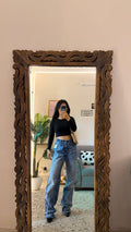 41 ZARA JEANS SIZE 40 (W34/L42/Hips42/Thighs24/Rise10)