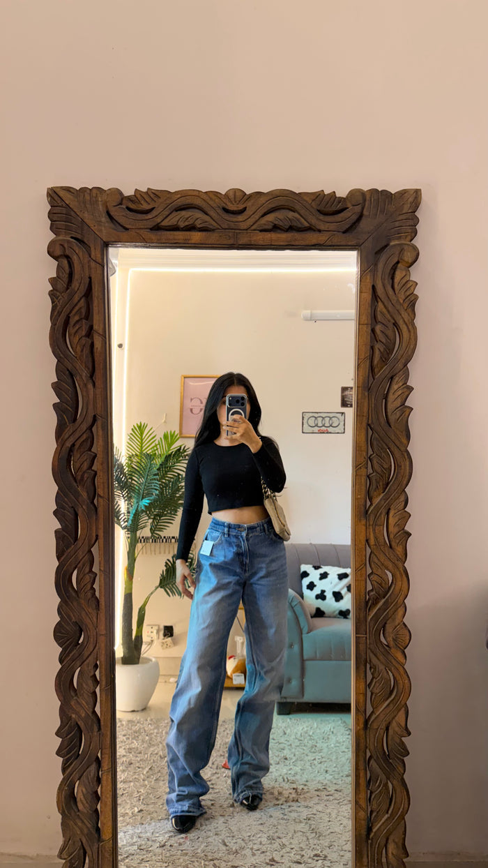 41 ZARA JEANS SIZE 40 (W34/L42/Hips42/Thighs24/Rise10)