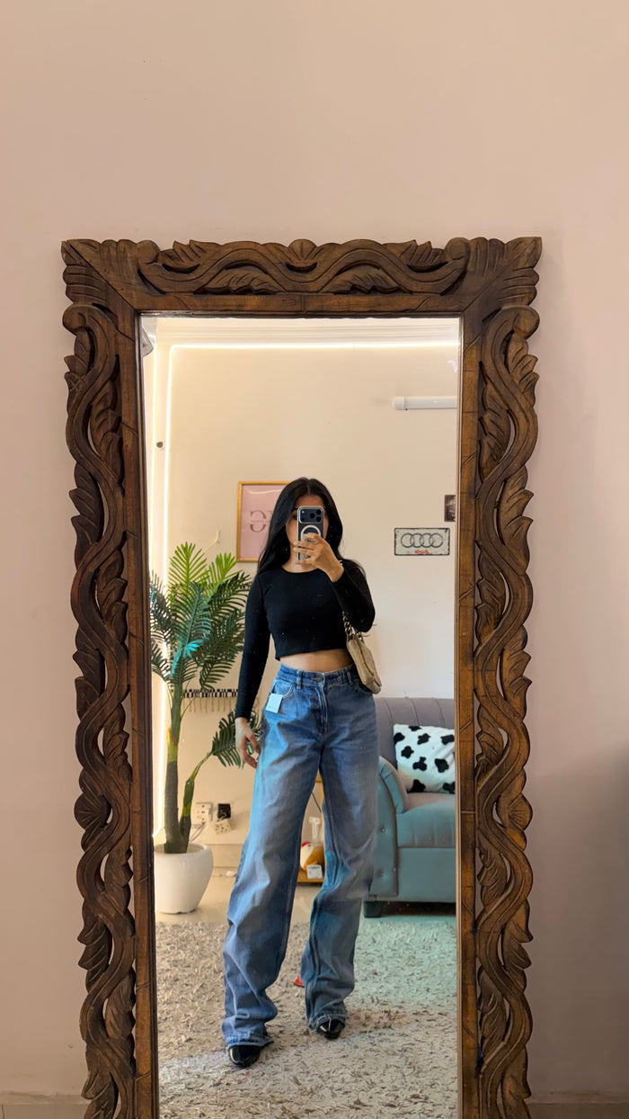 41 ZARA JEANS SIZE 40 (W34/L42/Hips42/Thighs24/Rise10)