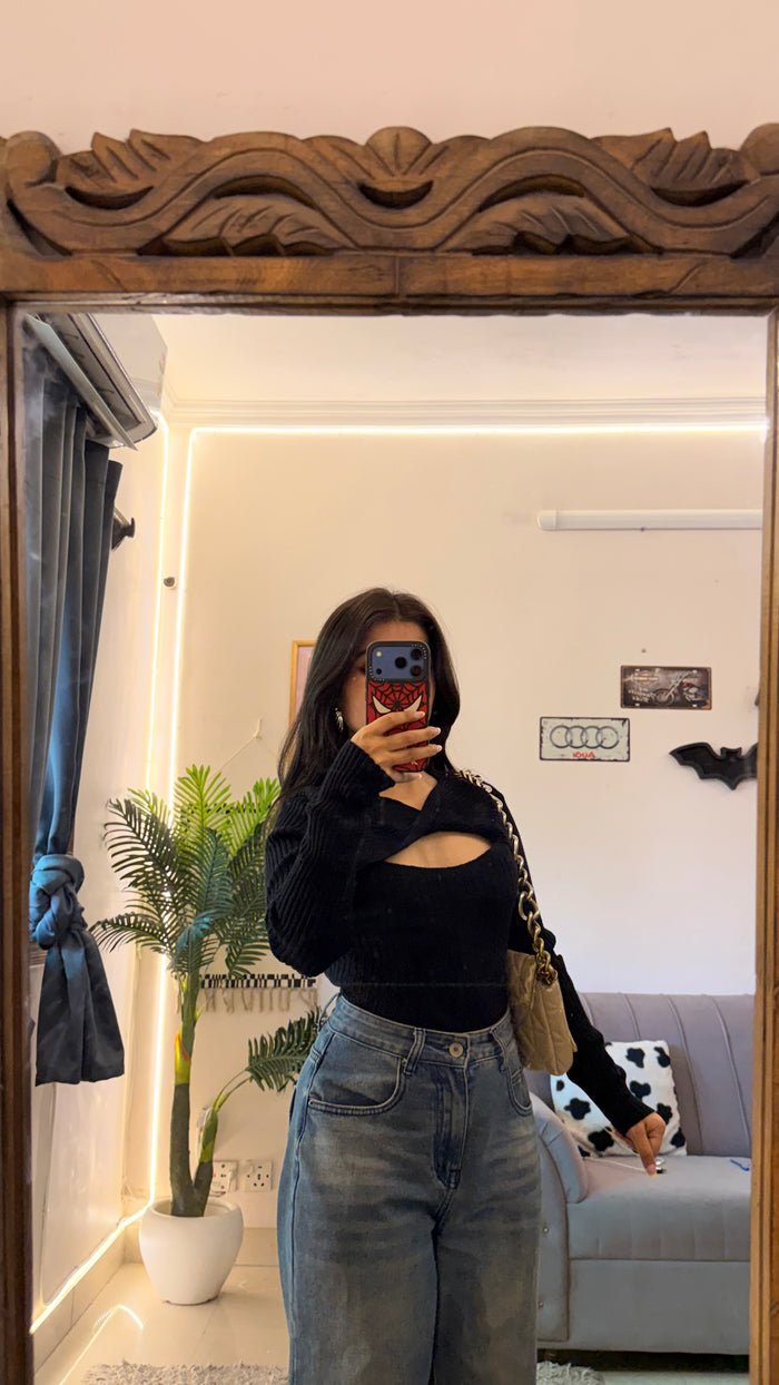 43 summer top thrifted 32-35 bust