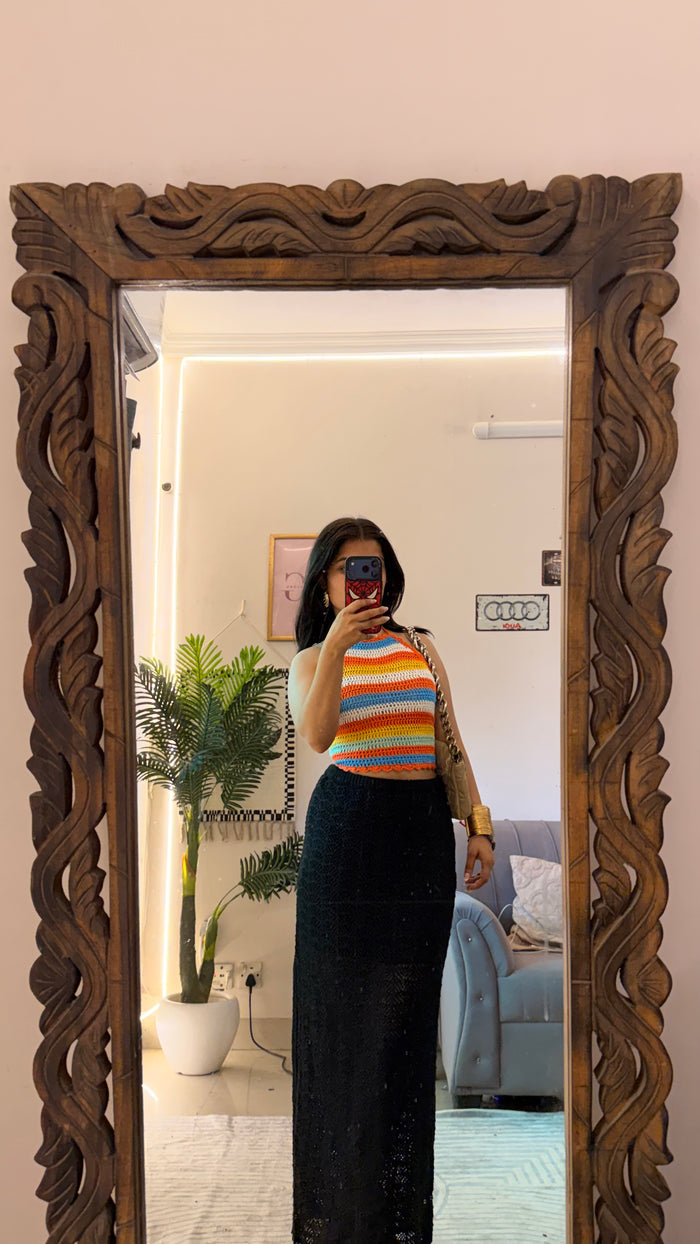 45 crochet skirt W28-32/L26