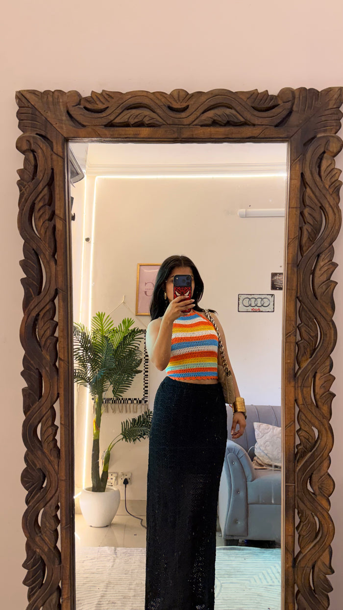 45 crochet skirt W28-32/L26
