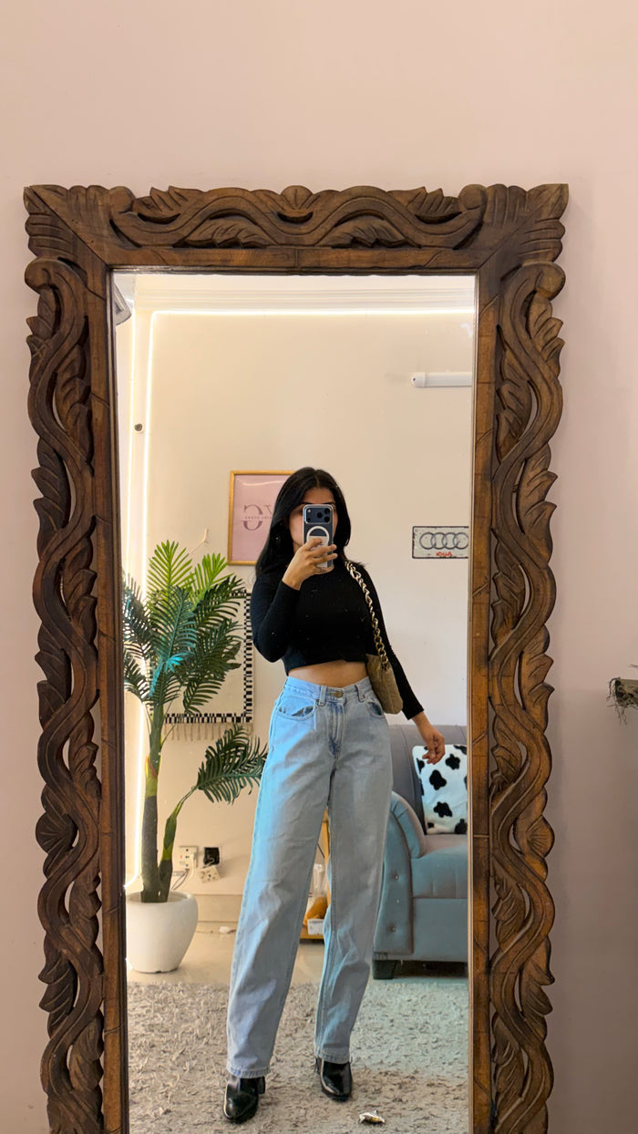 45 Thrifted Jeans W28/L37/Hips38/Thighs24/Rise10