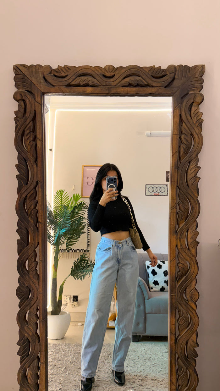 45 Thrifted Jeans W28/L37/Hips38/Thighs24/Rise10
