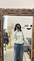 48 cute sweater (beautiful print) xs