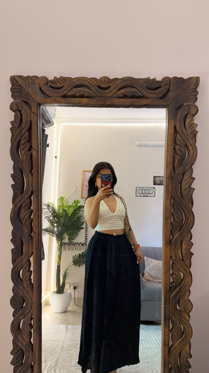48 indie velvet skirt W32-36/L36