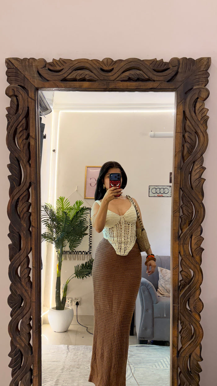 55 Crochet Skirt W28-32/L37