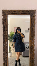 6 Denim zara Dress up to Bust 40 /L45