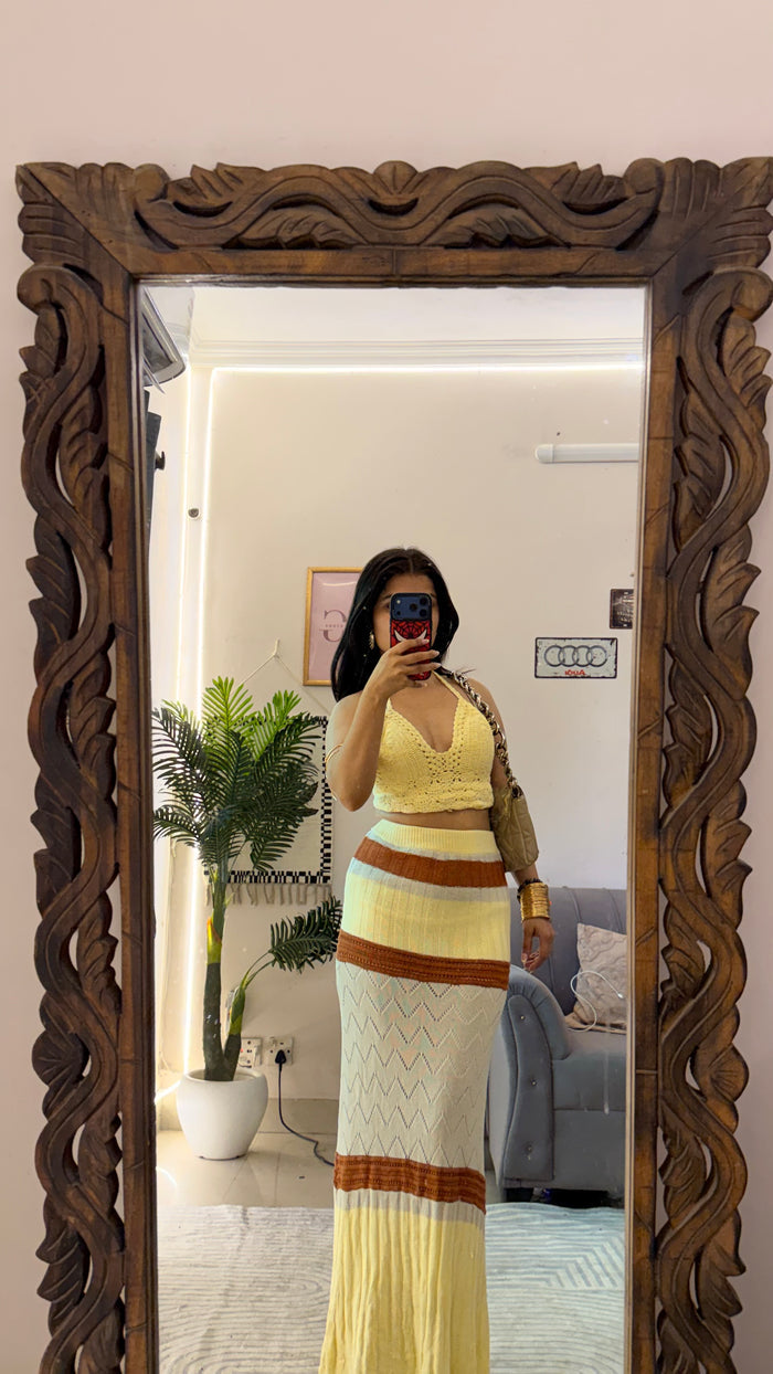 62 Crochet Skirt W26-28/L42