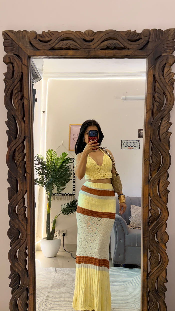 62 Crochet Skirt W26-28/L42