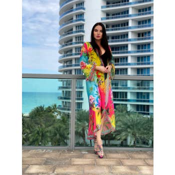 679 Hawaii dress, floral dress