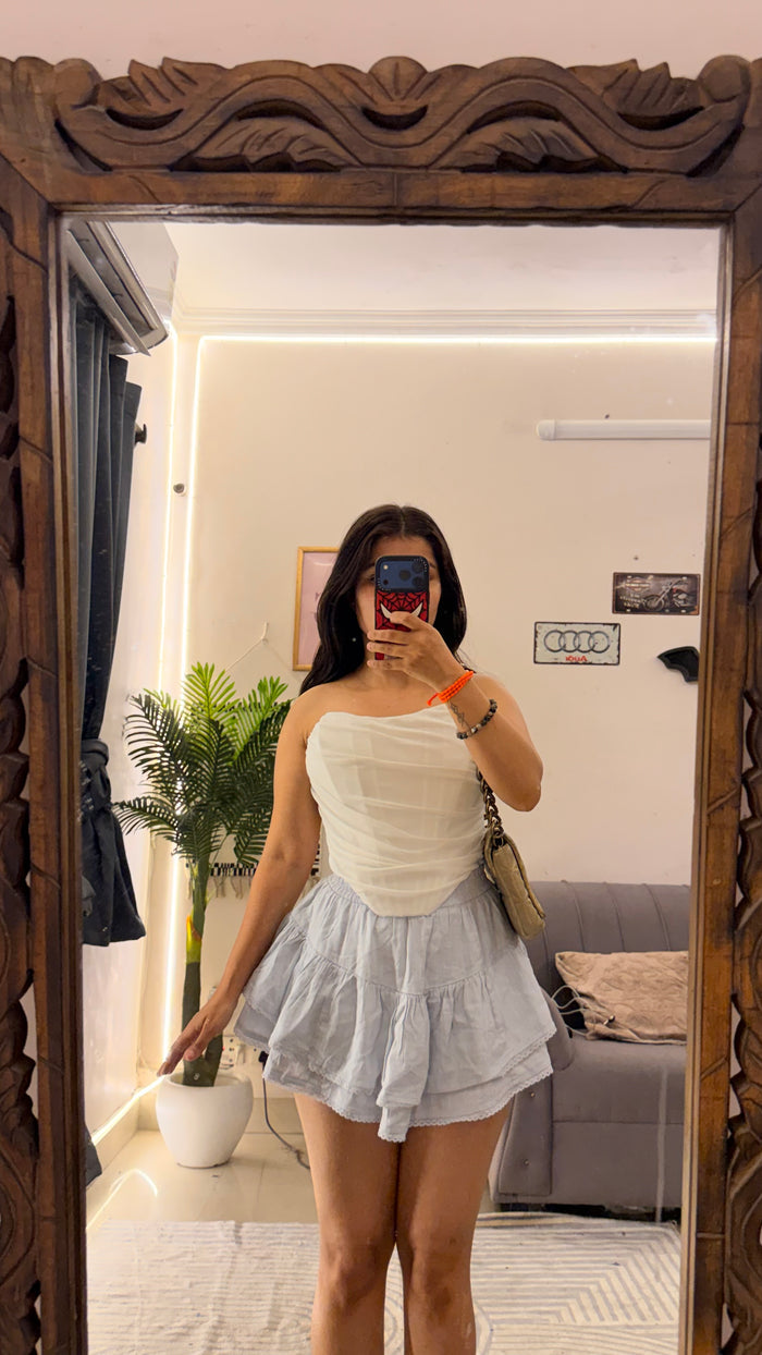 7 cute corset top 30-32 bust (50%off)