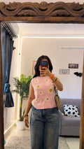 74 cute warm top 32-35 bust