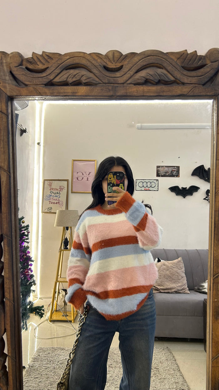 77 cute soft sweater M-L