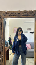 77 Jacket streetwear back print M-L