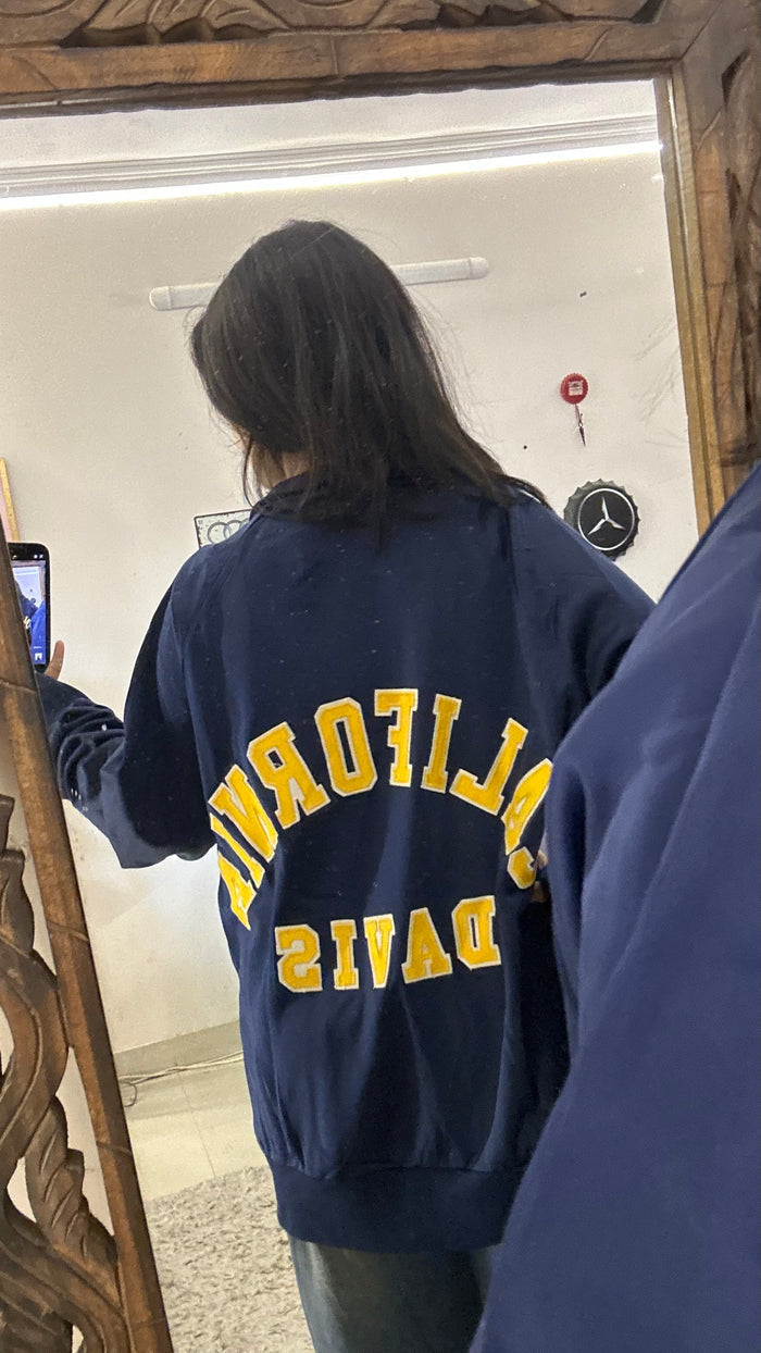 77 Jacket streetwear back print M-L