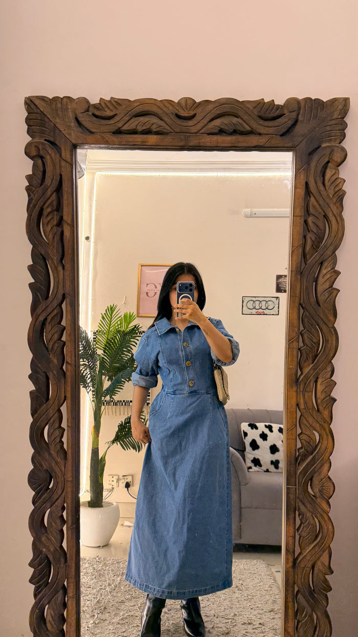 8 Denim Dress up to Bust34 /L45