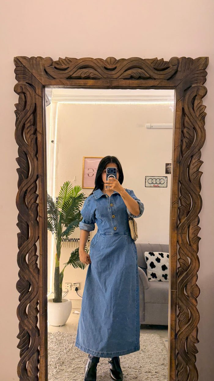 8 Denim Dress up to Bust34 /L45