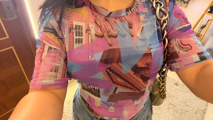 84 cute top 36-40 bust